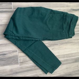 Hunter green skinny jeans